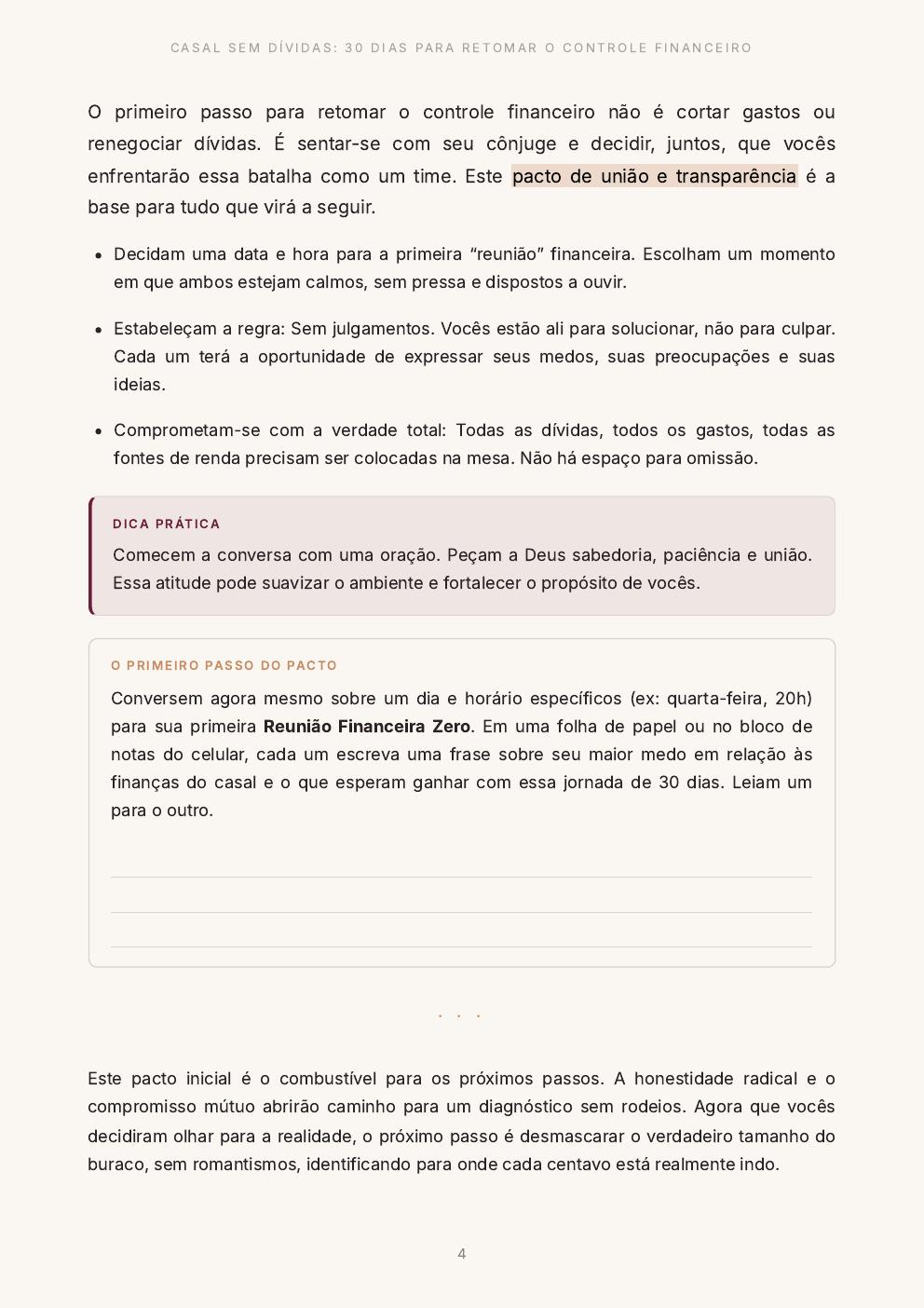 Página de exercício prático